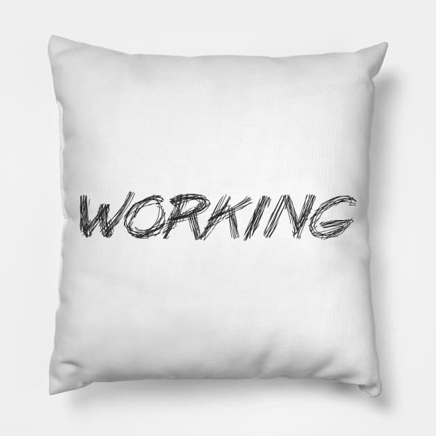 Working Pillow by Olgakunz