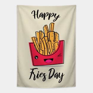 Happy Fries Day Tapestry