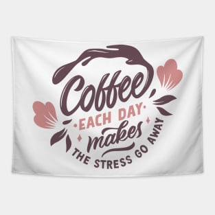 Coffee Lettering Tapestry