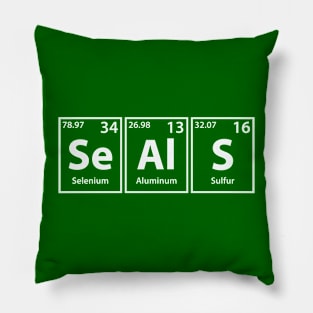 Scuds (Sc-U-Ds) Periodic Elements Spelling Pillow