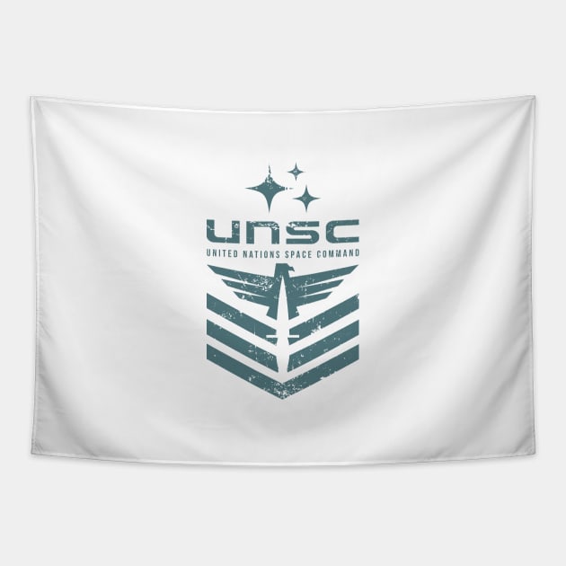 United Nations Space Command - Halo Tapestry by SilverfireDesign