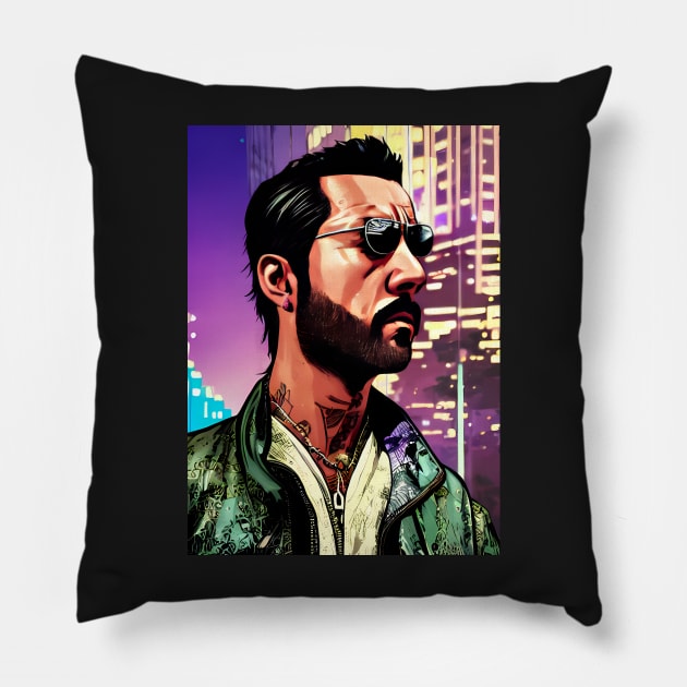 Grand Theft Auto - The Hacker Pillow by AfroMatic