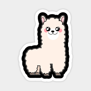 Cute Baby Alpaca Magnet