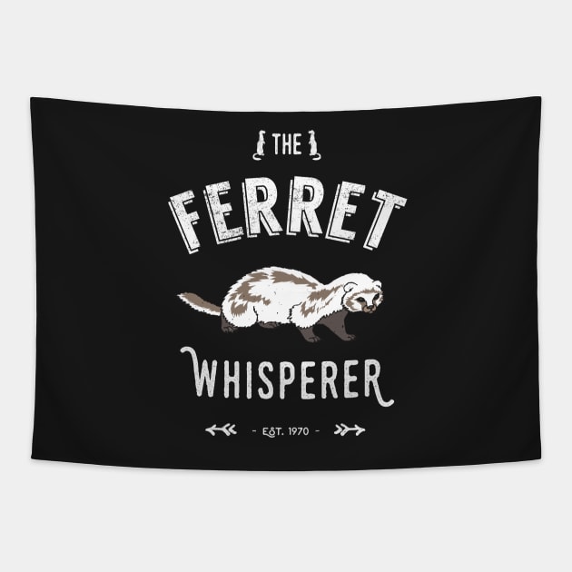 Ferret Whisperer Tapestry by Pushloop