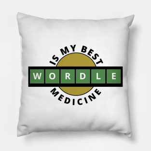 My Best Medicine - Wordle Inspired Theme Pillow