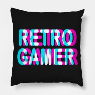 GAMING - RETRO GAMER - TRIPPY 3D GAMING Pillow