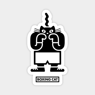 The Boxing Cat - (logo) Magnet