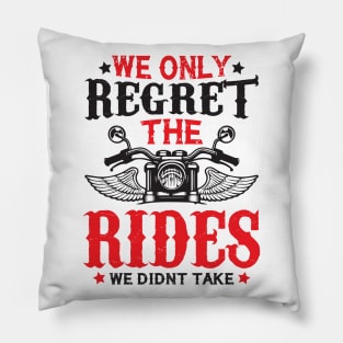 Biker Quote Pillow