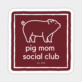 pig mom Magnet