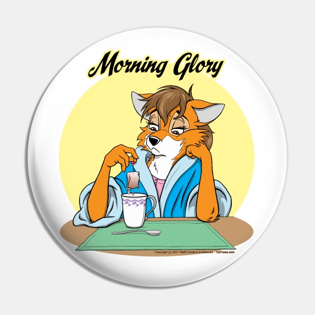 Morning Glory Pin by OzFoxes