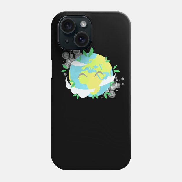 Cute Earth Phone Case by munchi