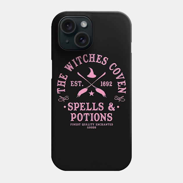 Wiccan Occult Witchcraft Witches Coven Spells & Potions Phone Case by Tshirt Samurai