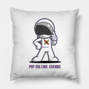 Pop Culture Cosmos Logo Front/Back Tee Pillow