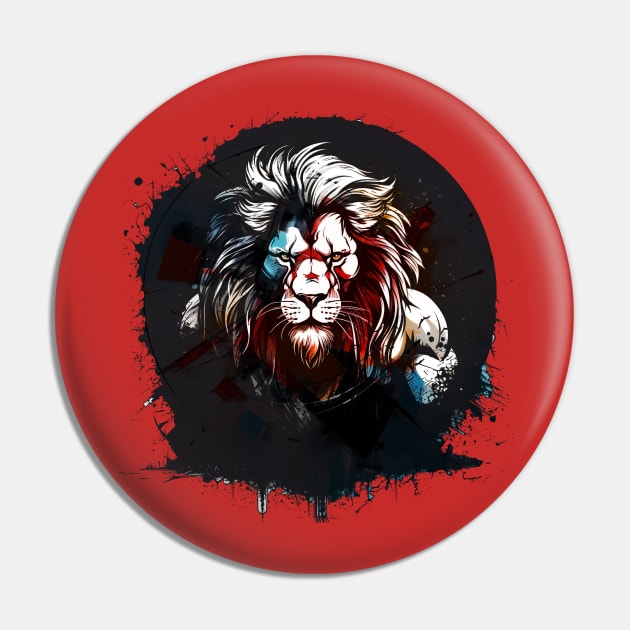 Lion design Pin by javierparra