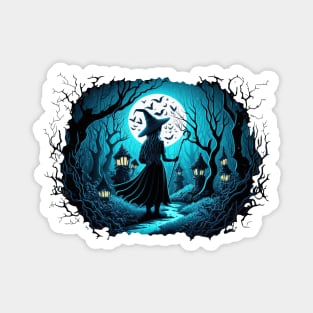 Witch Forest Girl Magnet