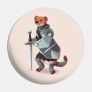 Fighter Weasel Pin