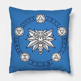 Witcher Signs Pillow