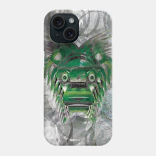 Oz the Lion - Green with Background Phone Case