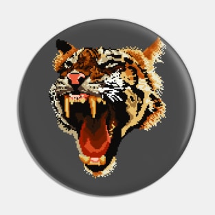 pixel tiger Pin