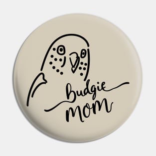 Bugie Mom Bird Lover Minimal Design Pin