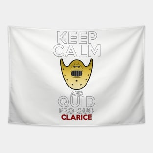 KEEP CALM and Quid pro Quo Tapestry