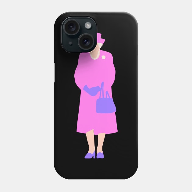 Queen Elizabeth T Shirt Pop Art - Queen of England Phone Case by PUFFYP