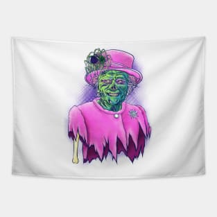 Zombie Queen Elizabeth Tapestry