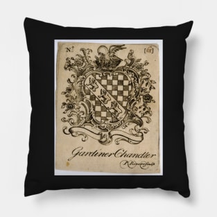 gardiner chandler bookplate 1760 - Paul Revere Pillow