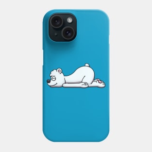 Sleeping Cartoon Polar Bear Phone Case