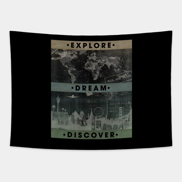 Explore. Dream. Discover Tapestry by MellowGroove