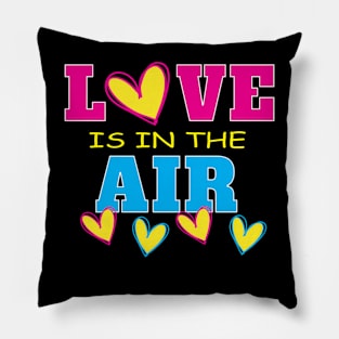 Happy Couples Singles Valentine Love Is in the Air Pillow