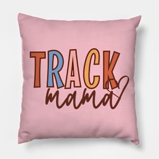 Track Mama | Track and Field Mother | Sports Mom Pillow