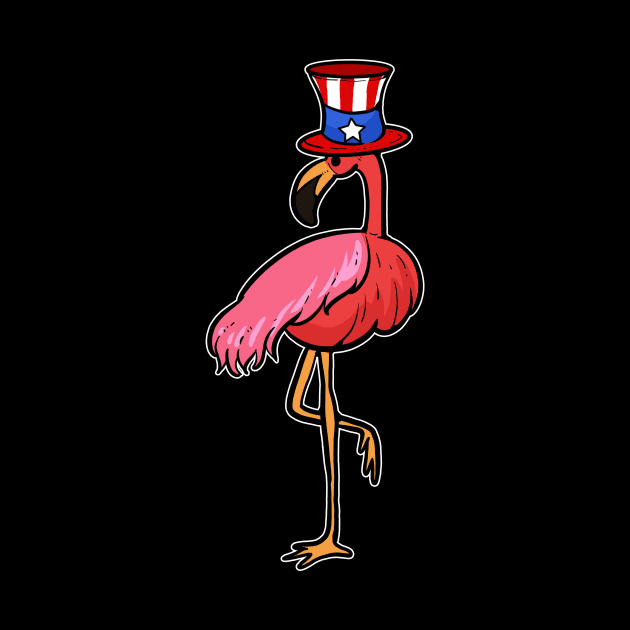 Flamingo USA by KAWAIITEE