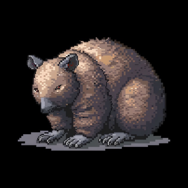 Pixel Wombat by Animal Sphere