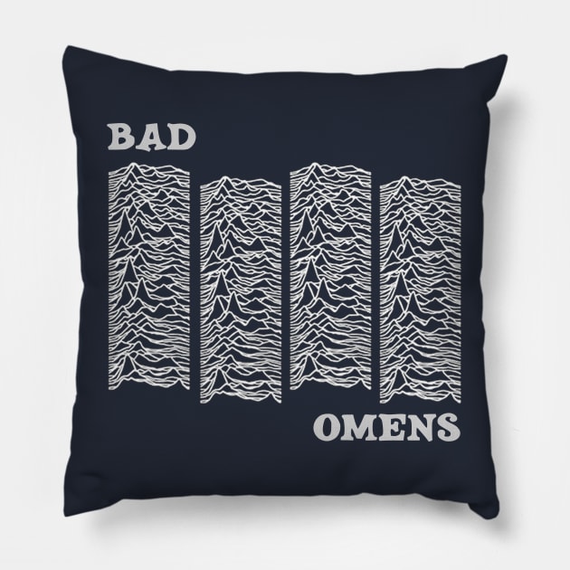 bad omens Pillow by Aiga EyeOn Design