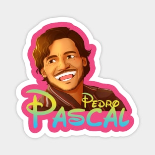 Pedro Pascal Cartoon Magnet