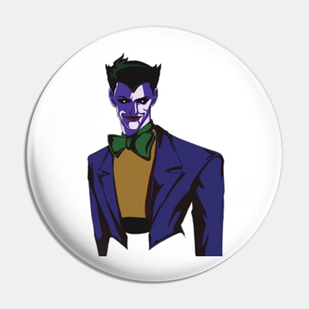 The Dot-Eyed Joker - Dark Fan Art Pin by Branigan