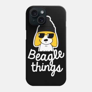 Gangsta Beagle Dog Owner Retro Funny Dog Phone Case