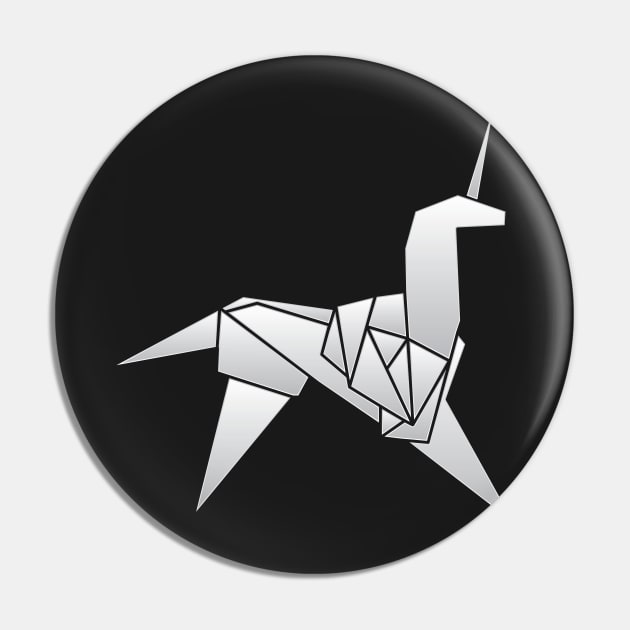 Blade Runner / Origami Unicorn Pin by Woah_Jonny