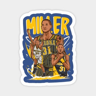 Reggie Miller Cartoon Magnet