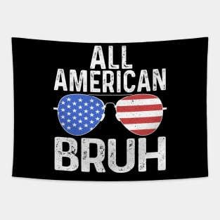 All American Bruh 4th Of July Tapestry