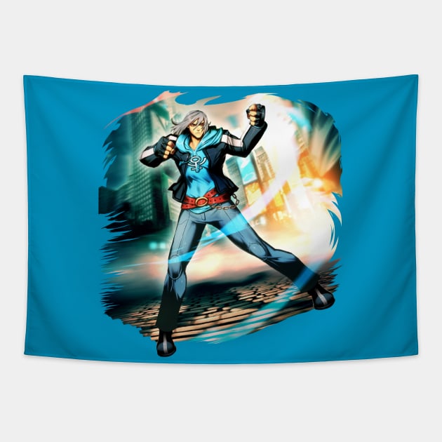 Red Horizon - Reese Tapestry by JascoGames