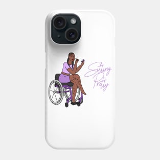 Sitting Pretty In Purple 2 Phone Case