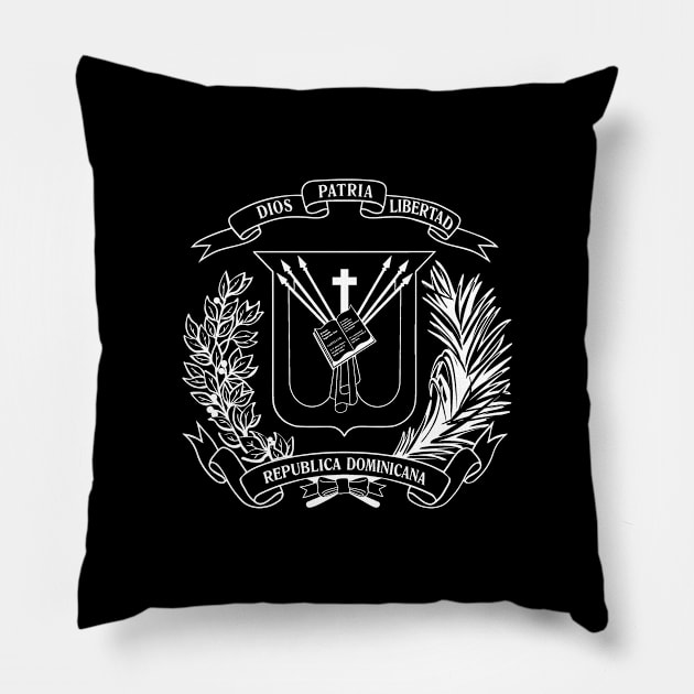 Dominican Republic Seal Pillow by Historia