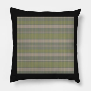 Cottagecore Aesthetic Calan 1 Hand Drawn Textured Plaid Pattern Pillow