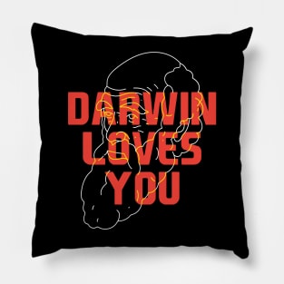 Darwin Loves You Pillow