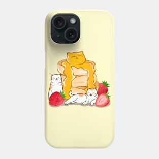 Kawaii Kitten Pancakes Phone Case