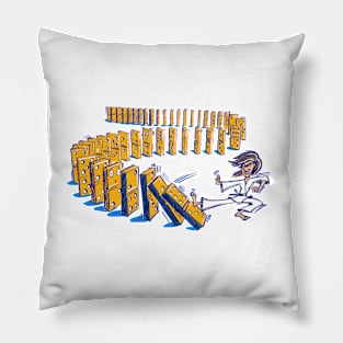 Let the dominoes fall! Pillow