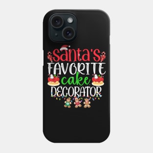 Santa's favorite cake decorator - a cake decorator design Phone Case