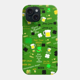 ST PADDYS Day Collage Phone Case